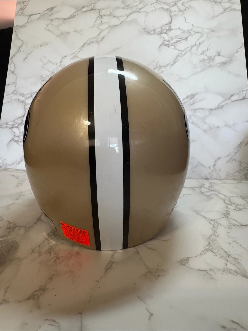 New Orleans Saints Gold & Black Helmet and Apparel Fan Set